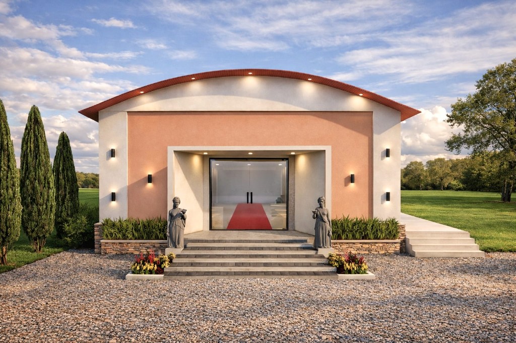 Front entrance view of Shantai Banquet Hall